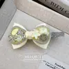 Horquilla de nicho con forma de gato Kt con diamantes, lazo de diamantes de imitación para niña, pinza para el pelo con borde roto, horquilla brillante, accesorio para el cabello para mujer