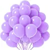 Balões de Aniversário Amazon 10 polegadas Conjunto de Balões de Cor Sólida Balões para Decoração de Feriado Balões Metálicos Foscos Maca