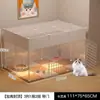 Jaula para Gatos Valla para Perros Doméstica Valla para Perros Pequeños y Medianos Mascotas Escudo de Aislamiento para Gatos Transparente para Interiores Anti-Escape