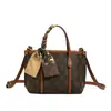 Bolso Tote Mini de Moda de Gama Alta para Mujer 2025 Nuevo Estampado Retro Bolso de Hombro para Viajes Diarios Bolso Cruzado