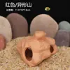 Casa Refugio para Pecera, Agujero Refugio para Peces y Camarones, Nido Pequeño para Tanque de Periquitos y Pargos, Tanque de Cría de Peces, Tanque de Cerámica de Arena Morada, Adornos Pequeños para Paisajismo