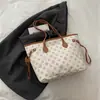 Bolso de Mano Retro Moda Invierno 2025, Bolso de Hombro Grande de Capacidad Estilo Ins Personalizado, Bolso Tote Trendy Simple Estampado