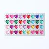 36 Pedrería Acrílica Plana de 12 mm en Forma de Corazón para Decoración de Álbumes de Fotos DIY para Niños