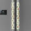 Nuevo Temu Material de Lino Patrón Floral de Primavera Refrigerador Electrodoméstico de Cocina Microondas Manija Anti-Manchas Anti-Suciedad Cubierta