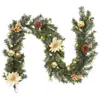 Fabricante Rojo Ratán 1.8m Navidad Puerta Encriptada Decoración de Puerta de Ratán 180cm Navidad Rojo Venta Directa del Fabricante Venta Directa