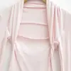Ins Ropa de mujer estilo europeo y americano al por mayor 2026 Otoño Nuevo Pura Deseo Sexy Cuello Cuadrado Manga Larga Ajustado Capa Base