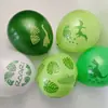 Set Temático de Globos de Dinosaurio de Amazon Transfronterizo Látex de 12 pulgadas Verde Selva Fiesta Globo Decorativo Puesto