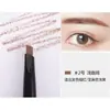 Lápiz de cejas doble triángulo delgado lápiz para cejas maquillaje no es fácil de desvanecer lápiz de cejas para estudiantes con cepillo caja Amazon