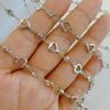 Cadena de Diamante Corazón de Melocotón Yiwang DIY Sombrero Tocado Nupcial Zapatos Ropa Correa de Hombro Cosida a Mano Cadena Decorativa