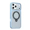 Adequado para iPhone 18 Pro Max, capa de celular com suporte rotativo de toque suave e acabamento brilhante, capa de celular Apple 17 fosca com resfriamento e anti-queda