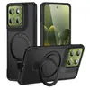 Adequado para Capa de Celular Magnética de Grau Militar Moto Edge70 e Capa Protetora com Suporte para Motorola Edge60Fusion