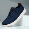 Nuevos Zapatos Casuales Ligeros de Encaje Transfronterizos para Hombre, Mocasines Transpirables de Tejido Fly-Knit, Mocasines para Hombre de Talla Grande