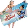 Toalla de Playa para Niños Stitch, Toalla de Baño, Material de Microfibra Absorbente, Secado Rápido y Resistente a la Arena, Estilo Popular de Exportación Transfronteriza