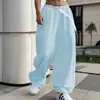 Pantalones Casuales Holgados de Pierna Ancha Estilo Europeo y Americano Transfronterizos para Mujer con Cordón Elástico en la Cintura y Pantalones Fluidos, Pantalones Deportivos Modernos y Versátiles