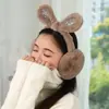 Protetores de Ouvido Novos de Inverno Femininos Estilo Coreano à Prova de Frio Congelado Fofo Quente Dobráveis Estudante Protetores de Ouvido Masculino para Montaria Bolsas de Orelha Aquecimento de Orelha