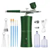 Dispositivo de Inyección de Oxígeno Más Vendido, Pistola Aerógrafo, Tubo de Aire de Conexión, Boquilla, Pincel para Uñas, Pincel de Cerdas, Aguja con Agujero Pasante, Gotero, Dispositivo de Inyección de Agua al por Mayor