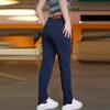 Outono 2026 Novas Calças Casuais Masculinas Azuis Resistentes a Amassados Sem Ferro Slim Fit Retas Calças Sociais para Homens Jovens e de Meia-Idade