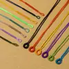 72# Bucle Enrollado de Nylon Bobina Material DIY Cuerda Trenzada Hecha a Mano Bucle Falso Hebilla Colgante Cordón para Collar