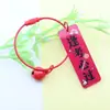 Las cosas buenas suceden Texto de doble cara Transparente Pequeño Regalo Cable de Acero Inoxidable 201 Placa de Acrílico de Doble Cara con Texto