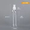 Procesamiento y Personalización de Botellas Transparentes con Atomizador, Botellas de Plástico, Botellas de Perfume, Botellas Dispensadoras de Desinfectante de Alcohol, Botellas con Atomizador de Múltiples Especificaciones