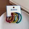 Faixa de Cabelo Infantil Simples Espessa Alta Elasticidade Para Meninas Raiz de Lótus Escura Elástico Corda de Cabelo Para Bebê Acessórios de Cabelo