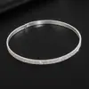 Colar Transfronteiriço Europeu e Americano Três Fileiras de Strass Brilhantes 2mm Fio de Aço Elástico Camadas Múltiplas Joias de Colar Venda Quente Atacado N405
