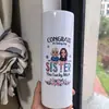 Copo Mason Jar de Vidro 16oz para Cerveja Cola Água com Logotipo Personalizado de Natal em Estoque Transfronteiriço Sublimação