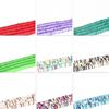 Explosiones transfronterizas color espaciador de cerámica blanda de 6 mm hoja de cerámica blanda espaciador de cuentas junta DIY accesorios para abalorios al por mayor