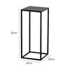 Suporte simples para vitrine de loja de roupas Prateleira para vaso de flores interno Prateleira de armazenamento para corredor de chão Mesa de água Canto Mesa lateral