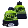 2026 Comercio Exterior Al por Mayor Nuevo Estilo Gorro de Punto con Pompón de Color Mixto, Gorro de Lana de Equipo de Fútbol, Jacquard de Doble Cara, Retro Artístico