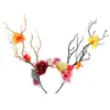 Serie de Diademas de Rama de Diosa Mori Accesorios para el Cabello de Flores Exageradas Diadema de Rama Tocados Accesorios de Escenario para Niños