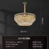 Araña de cristal de lujo ligero estilo italiano para sala de estar, araña de lujo y elegante de alta gama con 6 luces para comedor, hierro estilo vintage color crema