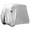 Funda para Carrito de Golf Negra Impermeable a Prueba de Sol a Prueba de Polvo Funda para Coche de 2 Plazas 4 Plazas Funda Protectora para Carrito de Golf 210D