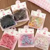 Nuevas ligas para el cabello desechables de colores para niños, pequeñas y versátiles para niñas, cuerdas para el cabello de alta elasticidad