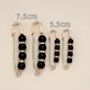 Pantalones Falda Fijos de Cintura Ceñida con Broche de Perla Artefacto de Cintura Ceñida Ropa Cuello Capa Broche Ligero Anti-deslizamiento Joyería