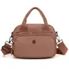 Nova Bolsa de Nylon Fashion Transfronteiriça Nova Versão Coreana Multicamadas com Zíper Tendência Versátil Bolsa de Mão Casual Feminina Atacado