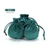 Bolsa para joyas bolsa pequeña de tela bolsa de terciopelo bolsa de terciopelo con cordón bolsa de cordón a mano collar para joyas bolsa para joyas fábrica mayorista
