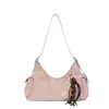 Bolsas Estéticas de Alto Valor para Mujer, Gran Capacidad, Moda Casual Retro Invierno 2025, Bolso de Mano tipo Almohada para Viajes