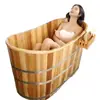 Tina de Baño de Madera para Salón de Belleza para Adultos, Tina de Baño Casera de Cuerpo Completo, Sudoración, Fumigación, Baño Yao, Tina de Baño de Madera Maciza