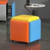 Celebridade da internet cubo mágico combinação banquinho sofá empilhável doméstico pequeno baixo sala de estar mesa de centro banco multifuncional armazenável