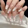 Papel de Calcomanía para Uñas con Diseño Floral Pequeño Francés DIY Pintura al Óleo Retro Calcomanía para Uñas Fresca Pastoral con Flores Pequeñas Set de Herramientas
