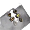 Pendientes Transfronterizos de Cristal Amarillo Natural para Mujer, Joyería de Plata 925 de Alta Gama de Nicho, Moda Venta Directa de Fábrica