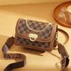 Bolsos para Mujer, Popular 2025 Nuevo Bolso Cuadrado Pequeño de Poliéster de Moda, Moderno y de Alta Gama, Versátil Bolso Bandolera de Un Solo Hombro para Mujer Pu
