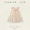 Vestido de Verão para Meninas Doce Princesa Bolinhas Vestido de Bebê 2026 Novo Vestido Colete Sem Mangas