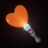 Palo Fluorescente Fijo de Estrella, Palo Fluorescente Personalizado para Boda, Accesorio de Performance, Luz de Mano Estrella de Cinco Puntas, Soporte para Concierto, Luz Plateada