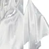 Tela de Satén de Cristal Reflectante Líquido Super Brillante Vestidos de Noche Sedosos Chaquetas Trajes Abrigos Largos Tela de Diseñador
