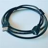 Cabo extensor de dados USB preto de 1,5 m macho para fêmea A/F núcleo totalmente de cobre cabo extensor 2.0 atacado de fábrica