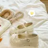 Zapatos JK Mary Jane Versátiles de Gama Alta con Suela Gruesa, Ribete de Encaje Francés y Moño, Zapatos de Vestir Negros Individuales, Nuevo Modelo Verano 2026