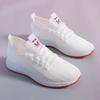 Zapatos Deportivos de Verano para Mujer, Zapatos Transpirables, Zapatos de Malla, Zapatos Blancos, Zapatos de Mujer, Zapatos para Caminar Ultra-Delgados Ancora Rojo