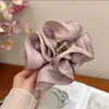 Novo Acessório de Cabelo Presilha Banana com Laço 2026, Estilo Universitário Presilha Mágica para Rabo de Cavalo Alto para Mulheres, Presilha de Garra Exquisita e Sofisticada